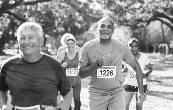 Adult running group Adult running group